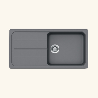 Évier Granit Gris Schock Formhaus 1 Grand Bac - 1 Égouttoir