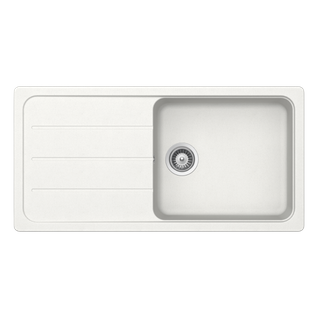 Évier Granit Blanc Formhaus 1 Grand Bac 1 Égouttoir