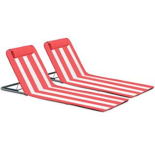 Lot De 2 Matelas Clic Clac Des Plages Orange - Clic Clac Des Plages