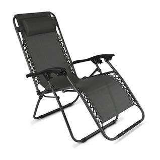 Fauteuil De Jardin Pliant Relax Gris