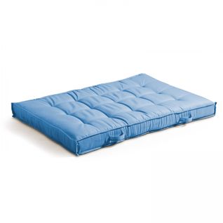 Coussin Pour Palette Matelassé Bleu 120 X 80cm Cuzco