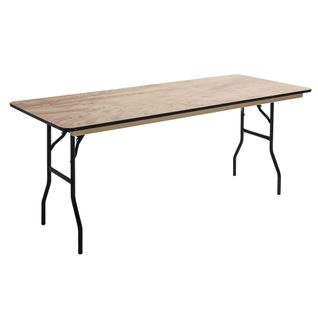 Table Pliante En Bois 200cm 10 Places Bois - Rekkem