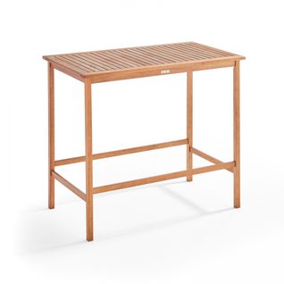 Table De Jardin Haute En Bois D'eucalyptus, Anglet Bois - Anglet