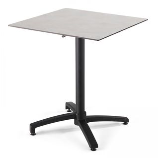 Table De Jardin Carré Inclinable En Hpl, Opera Gris - Opéra