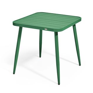 Table De Jardin Carrée En Aluminium, Bristol Vert - Bristol