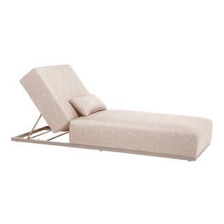 Bain De Soleil Avec Coussin Inclinable 5 Positions, Havana Beige - Havana