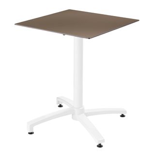 Table De Jardin Carré Inclinable Stratifié, Opera Taupe - Opéra
