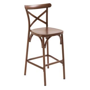 Chaise Haute De Terrasse Bois En Aluminium