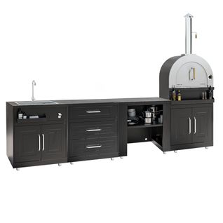 Cuisine D'extérieur 4 Éléments Avec Four à Pizza Memphis