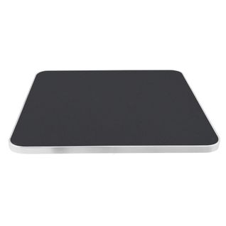 Plateau De Table Carré Noir Cerclage Argent 60cm Montmartre