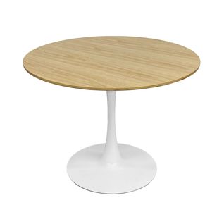 Table à Manger Ronde 4 Personnes D100 Cm Bois