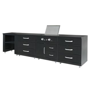 Cuisine D'extérieur 4 Éléments Avec Gazinière Noir Memphis