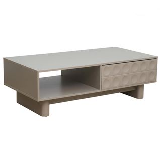 Table Basse Rectangulaire L120 Cm Beige