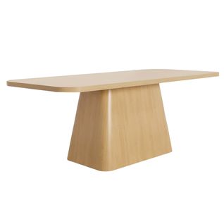 Table à Manger Scandinave Rectangulaire 180 Cm Effet Bois Clair