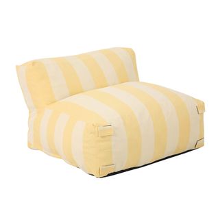 Fauteuil De Jardin Rayé Pour Canapé Modulable Jaune Clair Mixi