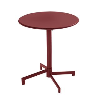 Table De Jardin Ronde Bistrot Avec Plateau Rabattable Pourpre Palavas