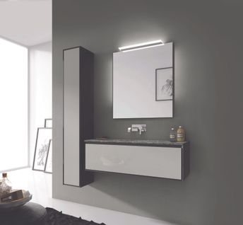 Applique LED Orientable Meg - 300mm - Aluminium Et Zamac - Chromé Brillant