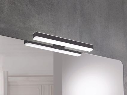 Applique LED Elise - 300mm - Corps En Abs Et Diffuseur En Ebirex - Noir Et Blanc