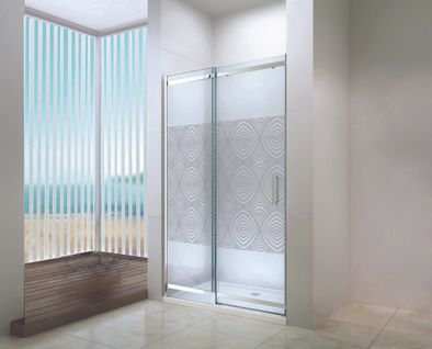 Porte De Douche Uimi - Coulissante - Finition Chromé - 120x210cm