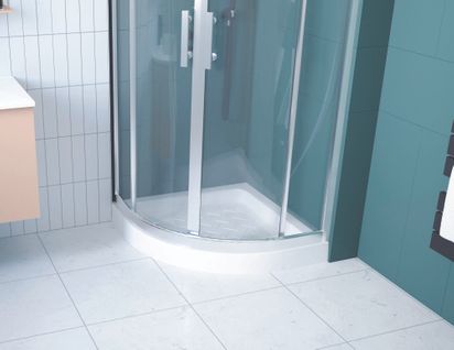Receveur De Douche  De Douche Cera 2 - 80 X 80 Cm - Quart De Cercle