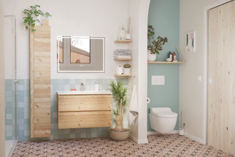 Colonne De Rangement à Suspendre Lila - 30 Cm - Bois- 1 Porte