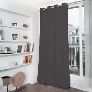 Rideau Phonique Occultant Et Thermique  - 140x260 Cm - Argent