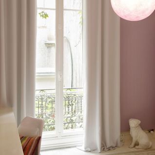 Rideau Phonique Occultant Et Thermique "moondream" Galon Fronceur - 140x300 Cm - Blanc