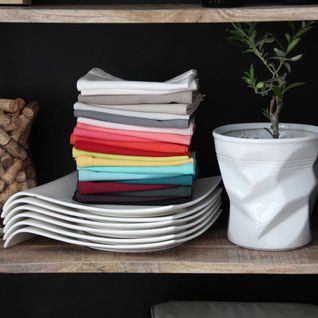 Serviette De Table Unie Et Colorée - 40x40 Cm - Fuchsia