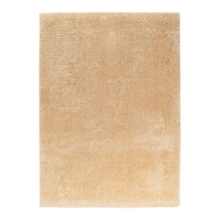 Tapis Doux Recyclé Uni Rectangle Karla Beige 200x290