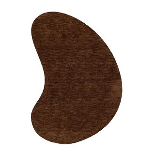 Tapis Original Doux Design Rayé Gobi Marron 160x230