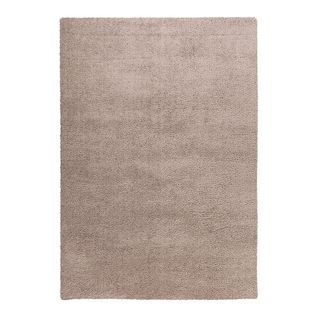 Tapis Shaggy Doux Rectangle Uni Windsor Beige 120x170