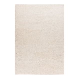 Tapis Shaggy Doux Rectangle Uni Windsor Ivoire 160x230