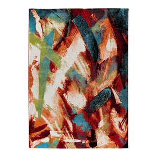 Tapis Moderne Multicolore Courtes Mèches Nakka Multicolore 200x290