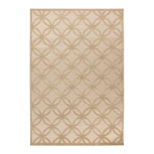 Tapis Géométrique Effet 3d Design Bohmen Beige 80x150