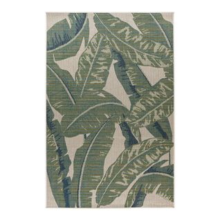 Tapis Floral Extérieur Et Intérieur Vert Plat Branver Vert 200x290