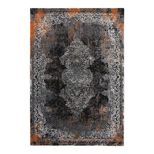 Tapis Vintage Terre Rayé Effet 3d Rectangle Sam Terre 200x290