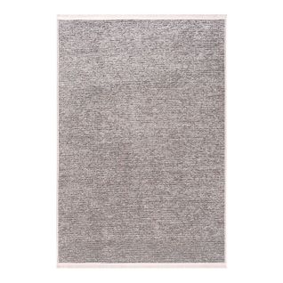Tapis Avec Franges Lavable En Machine Antidérapant Uni Diamila Rose 80x300