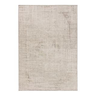 Tapis Vintage Laine Et Viscose Rayé Smooth Beige 200x290