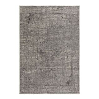 Tapis Viscose Et Laine Vintage Rayé Justine Gris 200x290