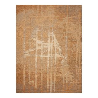Tapis Moderne Abstrait Intérieur Rectangle Smarty Doré 200x300