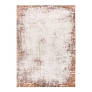 Tapis Moderne Rayé Effet 3d Rectangle Trios Taupe 80x150