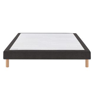 Sommier Déco Tapissier Mediano Gris Fumé 100x200