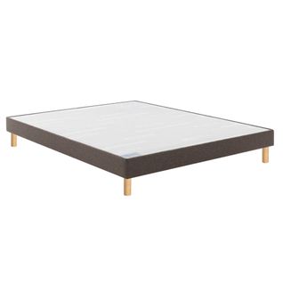 Sommier Déco Tapissier Vigoroso Marron 140x190