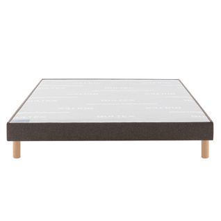 Sommier Déco Tapissier Vigoroso Marron 120x190