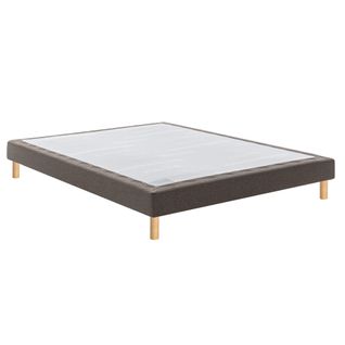 Sommier Déco Tapissier Mediano Marron 130x190