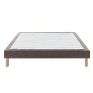 Sommier Déco Tapissier Mediano Marron 150x200