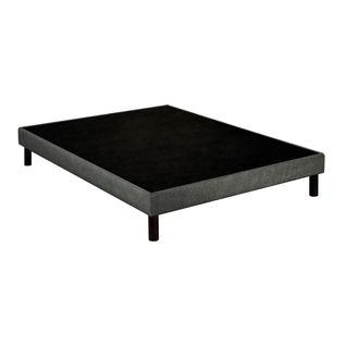 Sommier Déco Tapissier Unic Gris 120x190