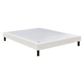 Sommier Confort Ferme Nature Chenillé Lin 2x90x200