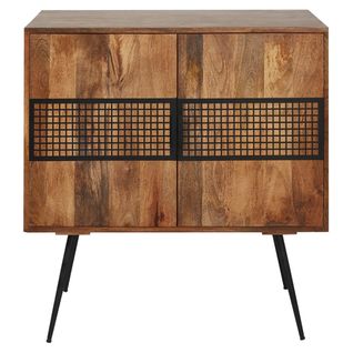 Buffet 2 Portes Manguier Et Métal Noir - Bengal