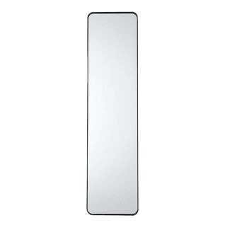 Miroir De Porte Rectangulaire 30x120cm En Verre Et Aluminium Noir - Goris